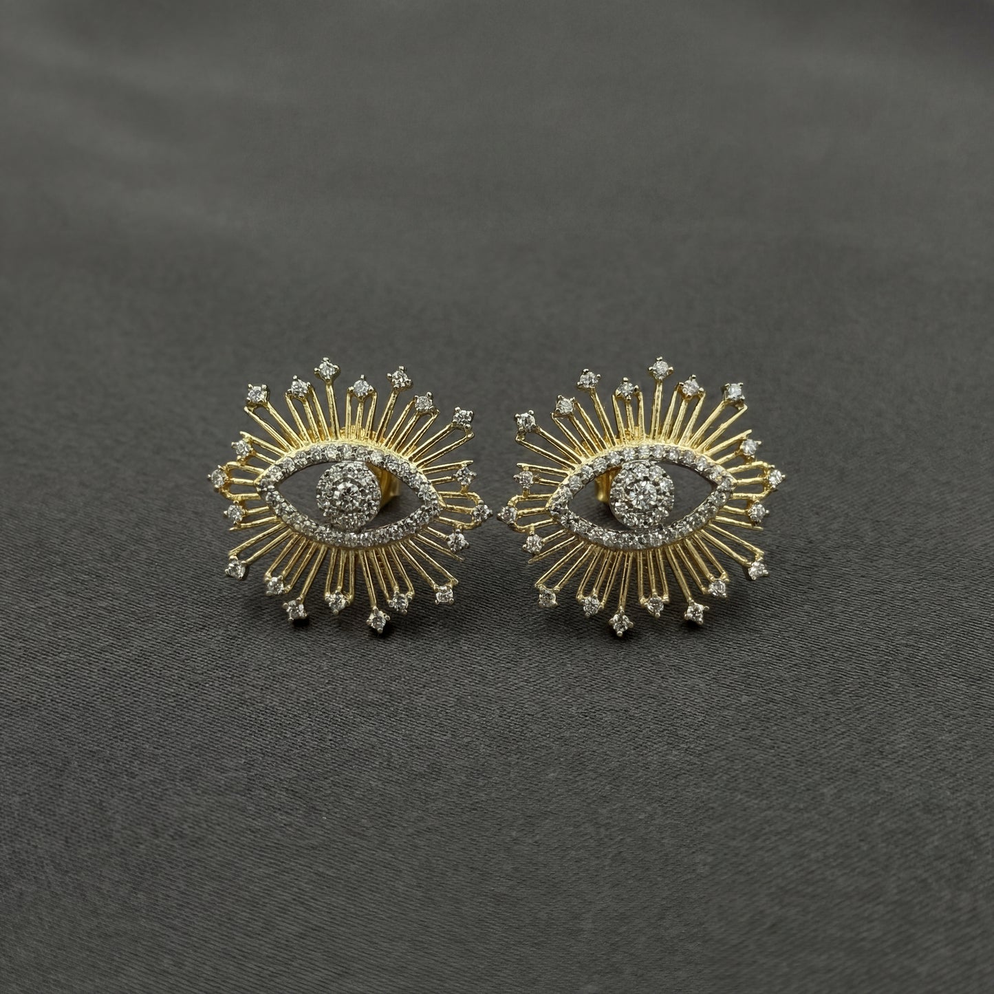 14k Kleopatra Gözleri Küpe
