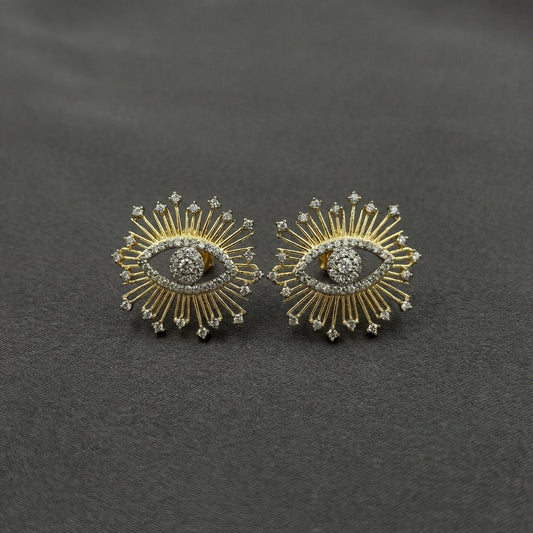 14k Kleopatra Gözleri Küpe